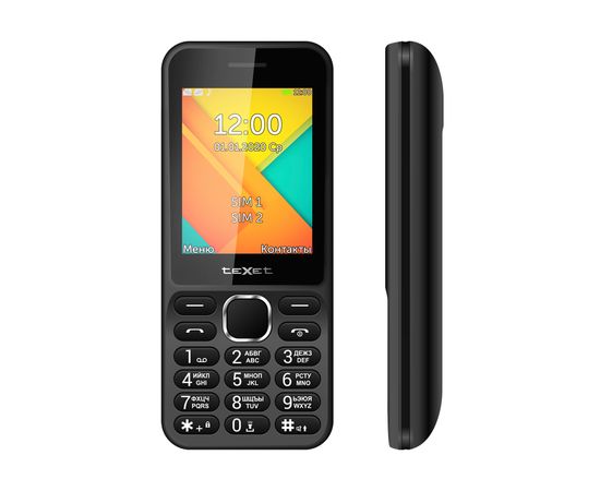 Мобильный телефон Texet TM-D326 черный