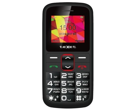 Мобильный телефон Texet TM-B217 черный
