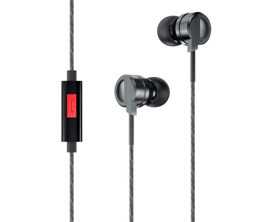 Наушники-вкладыши проводные Olmio "Apollo", титан