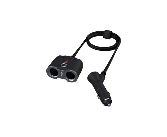 Зарядное устройство автомобильное Ritmix RM-23XQC черный