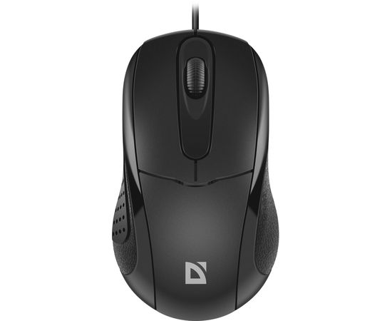 Мышь проводная Defender Standard MB-580 черный, 3 кнопки,1000 dpi