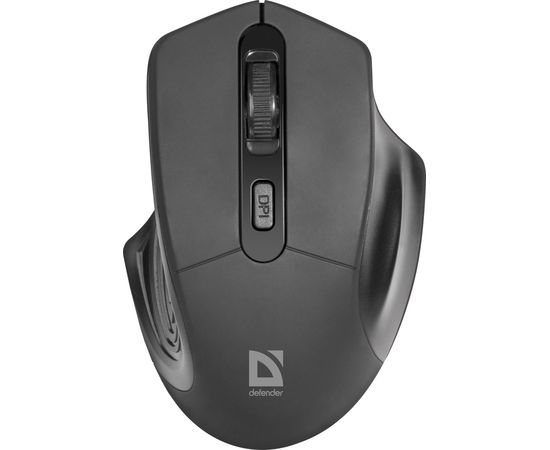 Мышь беспроводная Defender Datum MB-345 черный,4 кнопки, 800-1600 dpi
