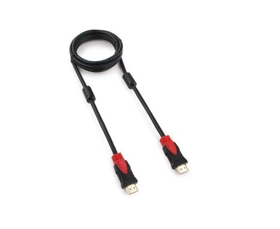 Кабель HDMI Cablexpert, серия Silver, длина 1,8 м, v1.4, M/M, позол.разъемы, феррит. коробка, черный