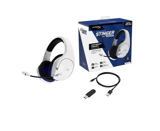 Наушники-гарнитура игровые HyperX HHSS1C-KB-WT/G Cloud Stinger Core WL