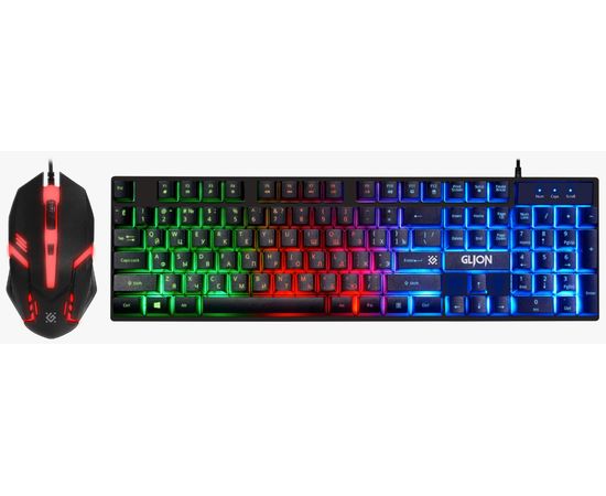 Комплект игровой Defender Glion C-123 RU мышь+клавиатура