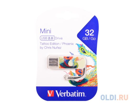 USB Флеш 32GB 2.0 Verbatim 049898 феникс