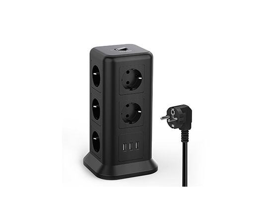 Сетевой фильтр Tessan TPS01-DE черный