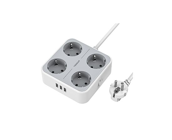 Сетевой фильтр Tessan TS-302 серый