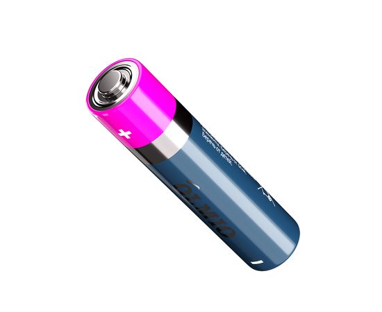 Элемент питания Olmio AAA/LR03 04 lite щелочные батарейки - 4 штуки в пленке