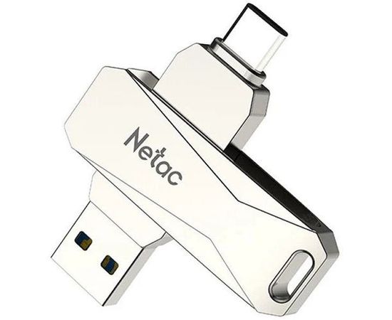 USB Флеш 128GB 3.0 Netac U782C/128GB Type-C металл