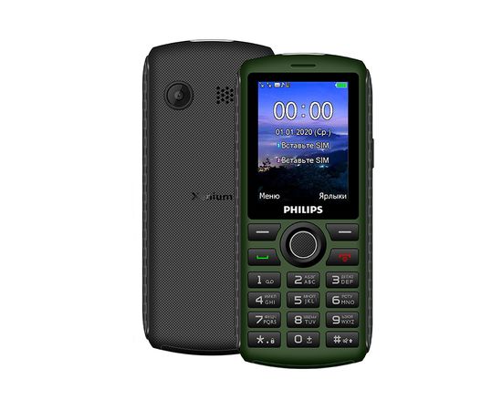 Мобильный телефон Philips Xenium E218 зеленый
