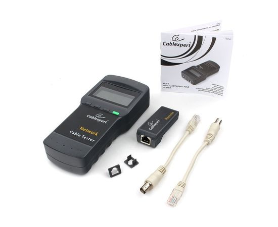 Цифровой тестер LAN Cablexpert NCT-3, для RG-45, RG-58, RJ-12,11