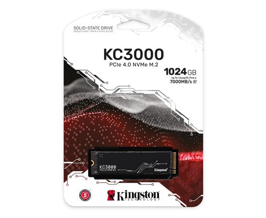 Жесткий диск SSD 1024GB Kingston SKC3000S/1024G PCIe 4.0 NVMe M2