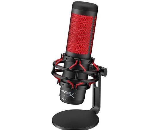 Настольный микрофон HyperX Quadcast (MICQC-BK) на подставке