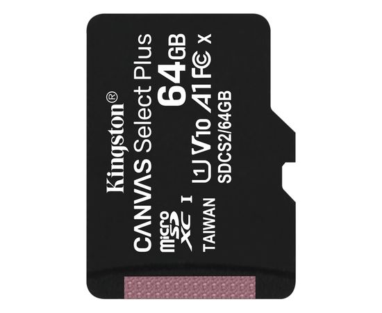 Карта памяти MicroSD 256GB Class 10 UHS-I Kingston SDCS2/256GBSP