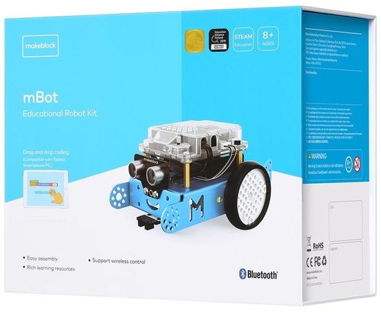 Робот Конструктор Makeblock mBot V1.2-Синий (версия Bluetooth) P1050017