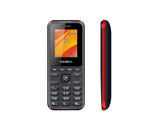 Мобильный телефон Texet TM-316 черно-красный