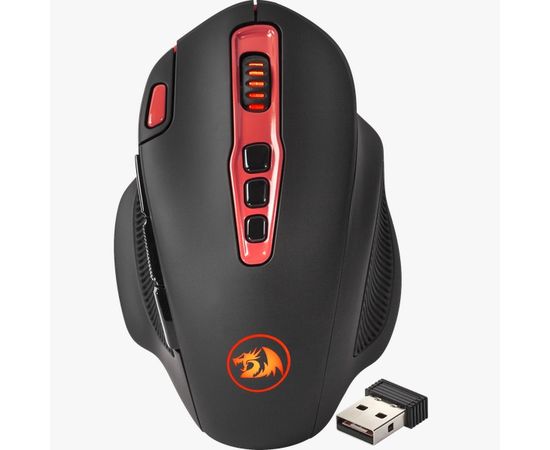 Мышь игровая беспроводная Redragon Shark 2 черный