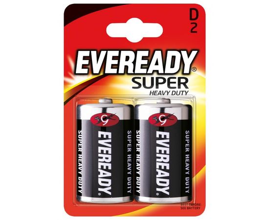 Элемент питания R20-D Eveready SHD 2 штуки в блистере