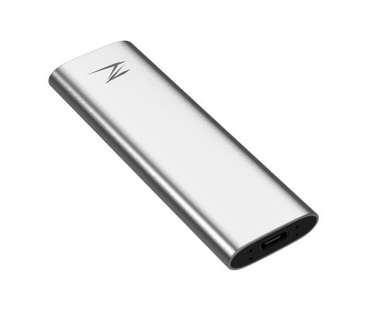 Жесткий диск SSD внешний 500GB Netac ZSLIM/500GB серебро