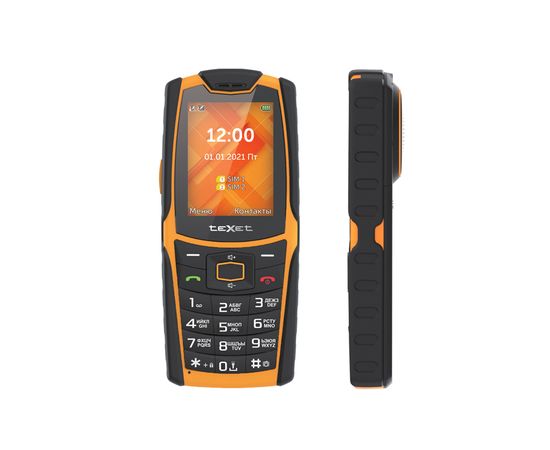 Мобильный телефон Texet TM-521R черно-оранжевый