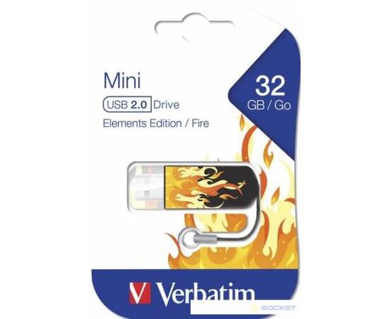 USB Флеш 32GB 2.0 Verbatim 049409 огонь