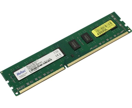 Память оперативная DDR3 Desktop Netac BASIC PC3-1600 4G