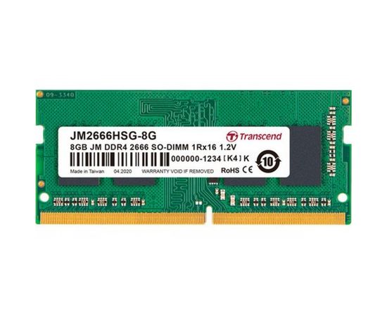 Память оперативная DDR4 Notebook Transcend  JM2666HSG-8G