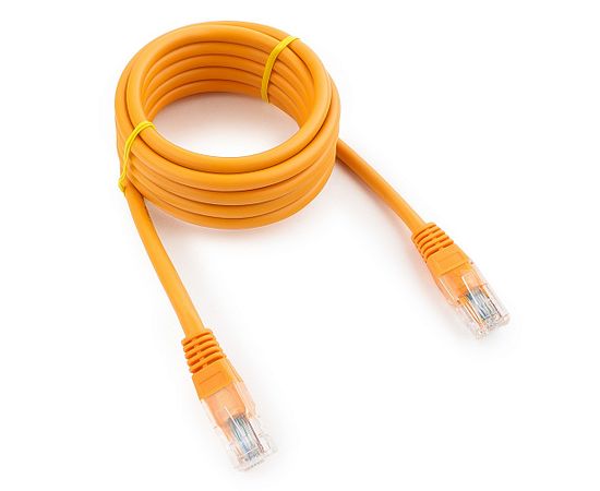 Патч-корд UTP Cablexpert PP12-2M/O кат.5e, 2м, литой, многожильный (оранжевый)
