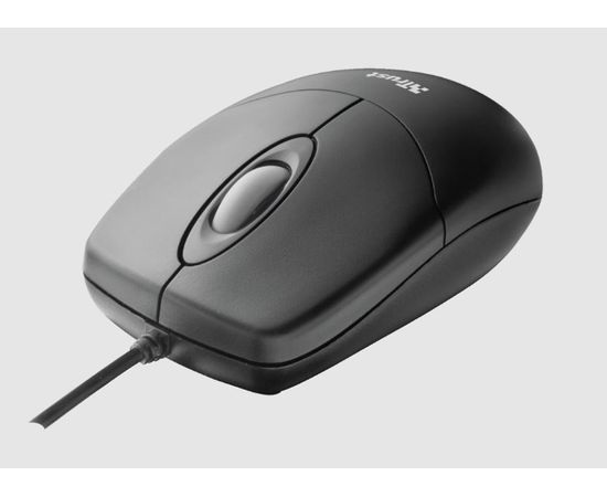 Мышь проводная Trust Basi черный