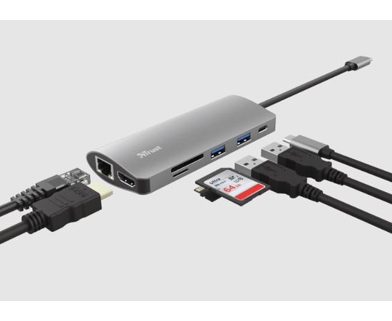 Разветвитель Trust Dalyx 7 in 1 USB-C