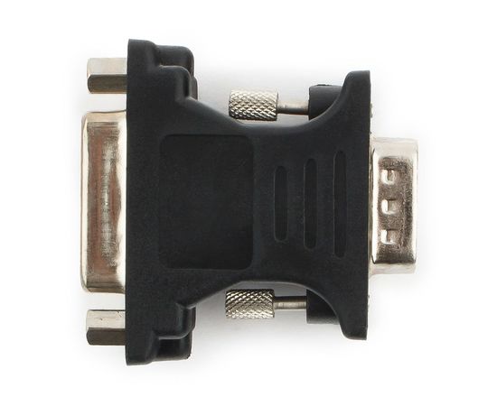 Переходник VGA -DVI-I Cablexpert A-VGAM-DVIF-01, 15M/25F, черный, пакет