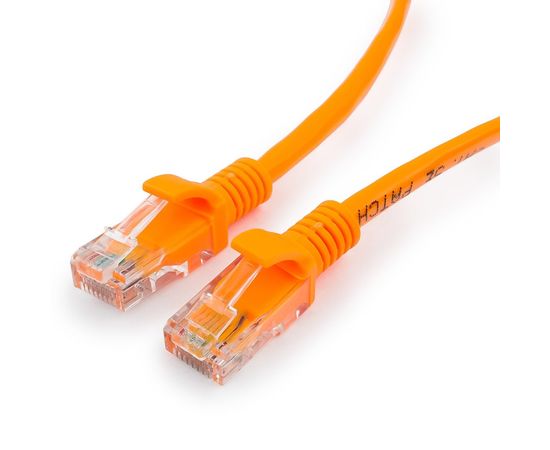 Патч-корд UTP Cablexpert PP12-0.5M/O кат. 5e, 0.5м, литой, многожильный (оранжевый)
