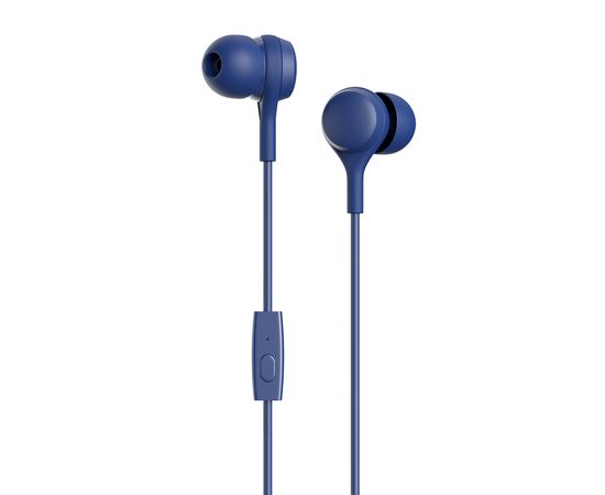 Наушники-вкладыши проводные Olmio Budz синий