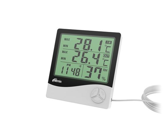 Метеостанция с термометром и гигрометром RITMIX CAT-230