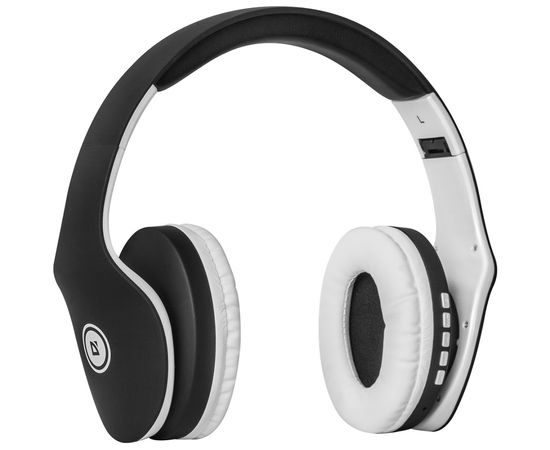 Наушники-гарнитура беспроводные Defender FreeMotion B525 черный+белый, BT