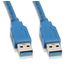 Кабель USB 3.0 Pro Cablexpert CCP-USB3-AMAM-6, AM/AM, 1.8м, экран, синий, пакет