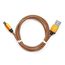 Кабель USB 2.0 Cablexpert CC-mUSB2oe1m, USB-MicroUSB, 1м, нейлоновая оплетка, алюм разъемы, оранжев
