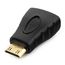 Переходник HDMI-miniHDMI Cablexpert A-HDMI-FC, 19F/19M, золотые разъемы, пакет