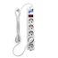 Сетевой фильтр Power Cube SPG-B-10-WHITE, 10А/2,2кВт, 3м, 5 розеток белый