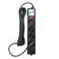 Сетевой фильтр Power Cube SPG-B-15-BLACK, 10А/2,2кВт, 5м, 5 розеток чёрный