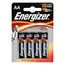 Элемент питания LR6 AA Energizer POWER  Alkaline 4 штуки в блистере