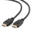 Кабель HDMI Cablexpert CC-HDMI4-1M, 1м, v2,0, 19M/19M, черный, позол.разъемы, экран, пакет
