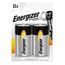 Элемент питания D Energizer Power  Alkaline 2 штуки в блистере