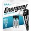 Элемент питания  Energizer ENR MAX PLUS E92/AАA BP2 - 2 штуки в блистере