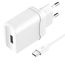 Зарядное устройство сетевое Olmio Smart IC + Type-C белый