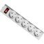 Сетевой фильтр Defender PowerS 30 3,0 м, 5 розеток, белый