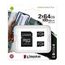 Карта памяти MicroSD 64GB Class 10 UHS-I Kingston SDCS2/64GB-2P1A